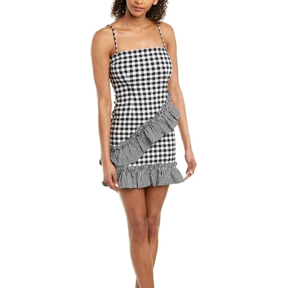 Lovers & friends Buffalo print Gabby mini dress
